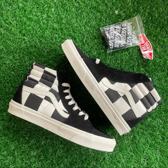 Vans Sk8 Hi Oversized Checkerboard - Picture 2 of 5